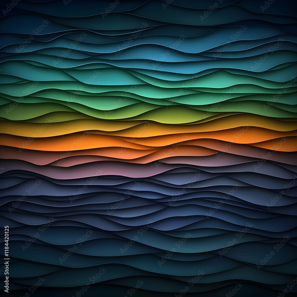 Obraz premium Abstract Wave Background Illustration