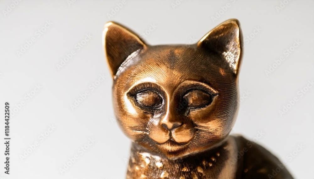 Obraz premium 小さいな猫の置物