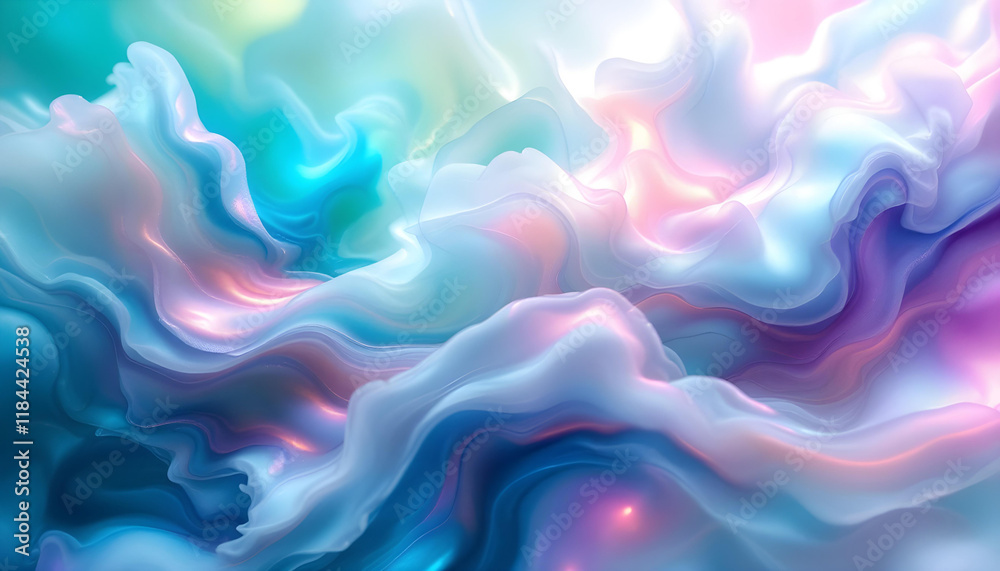 Obraz premium Abstract watercolor paint background by teal color blue and green with liquid fluid texture for background. Abstract watercolor background. A dark blue background with a splash of bright blue paint 