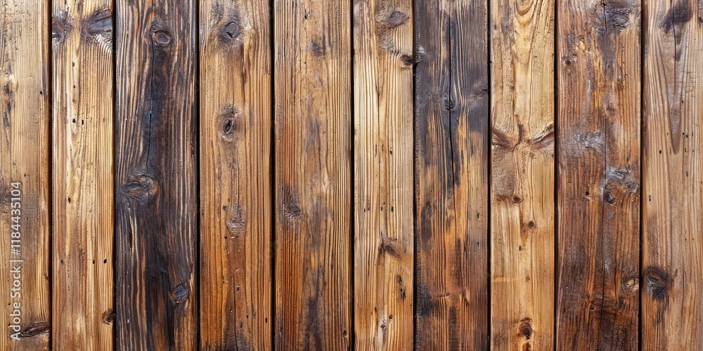 Naklejka premium Wooden crib panel on white background