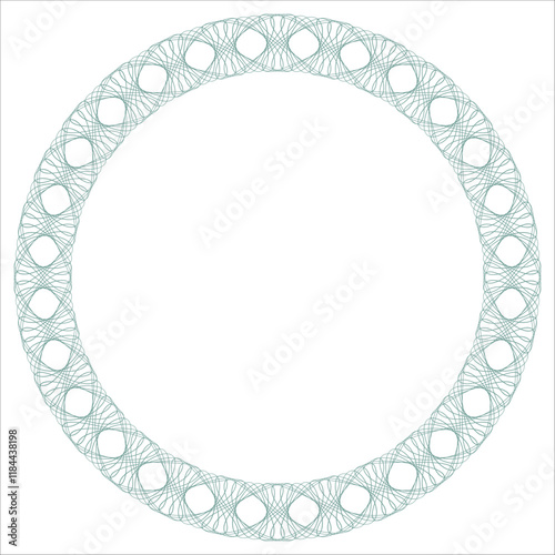 Abstract watermark guilloch...