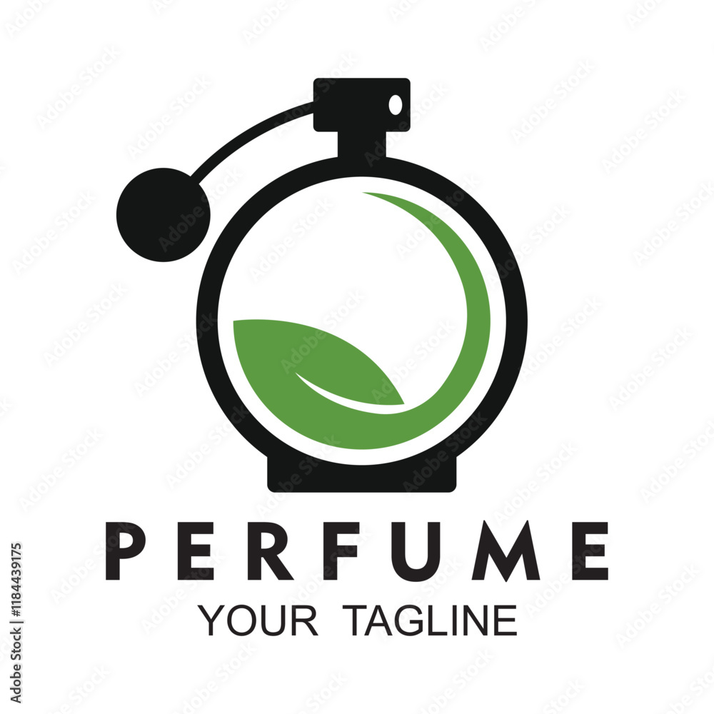 Fototapeta premium perfume logo vector icon simple illustration