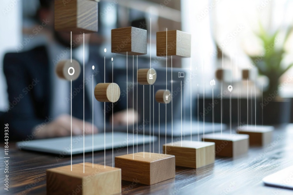 Obraz premium Exploring Business Hierarchy in Organizational Structures