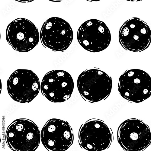 Collection of Oliebol vector icons, Oliebol vector art pattern