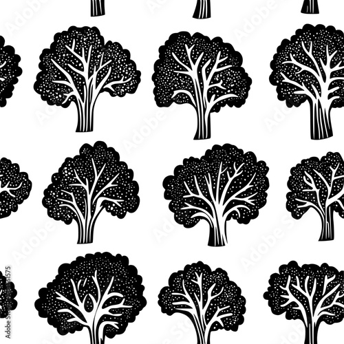 Collection of Kale Chips continuous icon pattern, Kale Chips vectorized artwork