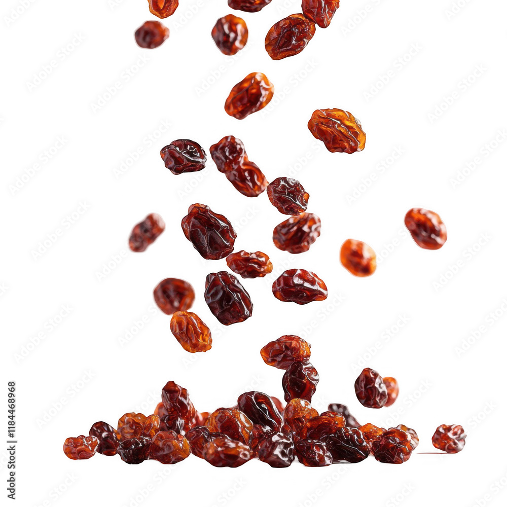 Assortment of Raisins Isolated on White Background, Ideal for Healthy Snacks, Cooking Ingredients, and Wholesome Desserts - PNG Image Assortment of Raisins Isolated on White Background, Ideal for Healthy Snacks, Cooking Ingredients, and Wholesome Desserts - PNG Image