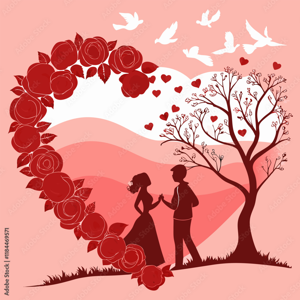 Fototapeta premium Valentine's day concept.