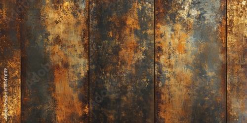 Rusty metal texture features a captivating rust and oxidized metal background, showcasing an intriguing display of rusty metal in an old iron panel aesthetic.