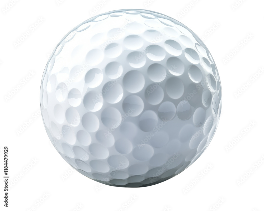 Golf ball, white isolated background Golf ball, white isolated background