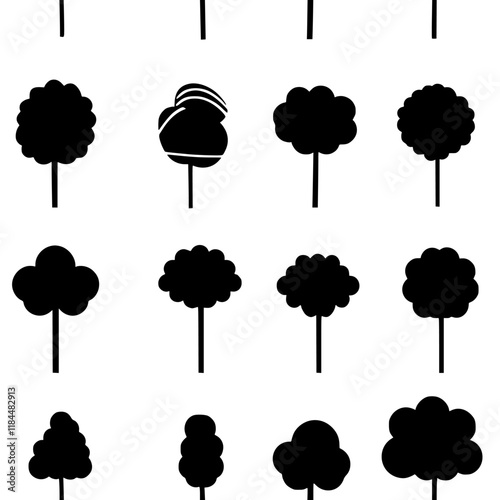 Cotton candy tiled design, Cotton candy repeating background illustration