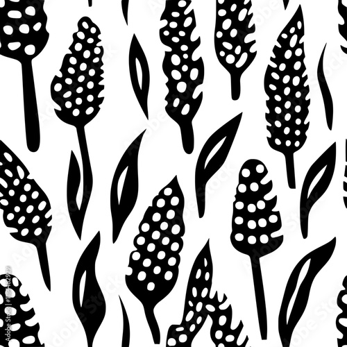 Collection of Cornmeal continuous icon pattern, Cornmeal vectorized artwork