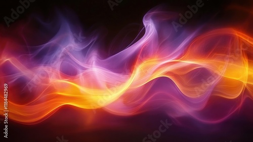 Wallpaper Mural Abstract colorful smoke wave background. (1) Torontodigital.ca