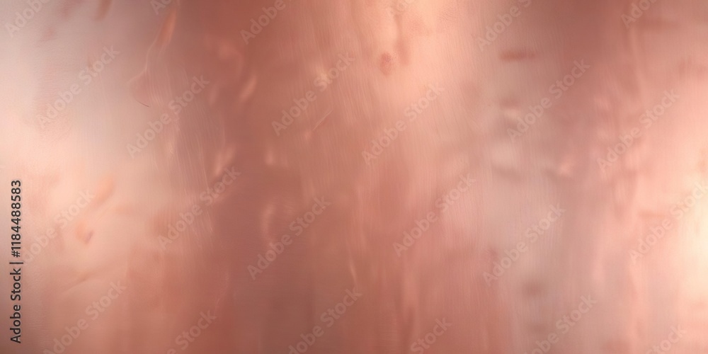 Fototapeta premium Aluminum texture background with rose gold finish and subtle gradient effect, soft focus, aluminum