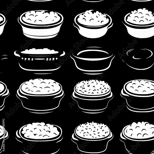 Collection of Shepherds pie vector icons, Shepherds pie vector art pattern