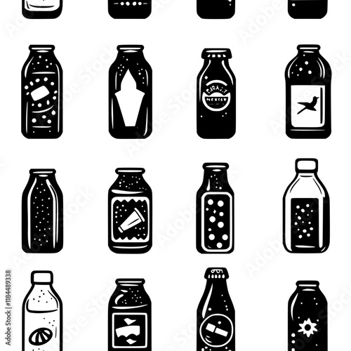 Sparkling water artwork, Sparkling water graphic illustrations
