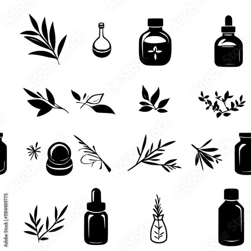 Tea Tree Oil artwork, Tea Tree Oil graphic illustrations