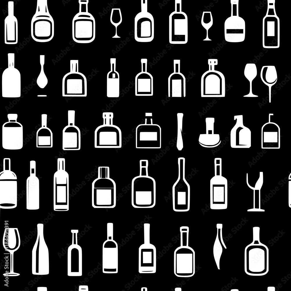 Collection of Wines vector symbols, Wines vectorized artwork Collection of Wines vector symbols, Wines vectorized artwork