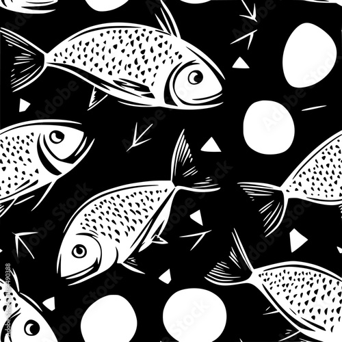 Collection of White Fish Ceviche vector symbols, White Fish Ceviche vectorized artwork