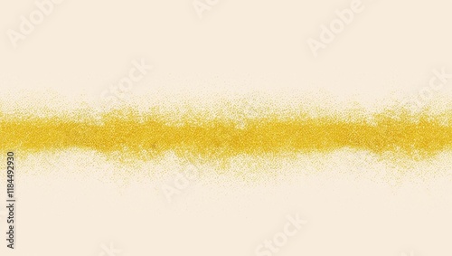 A simple abstract design featuring a textured horizontal yellow brushstroke on a soft beige background. Ideal for minimalist art, backgrounds, and creative projects