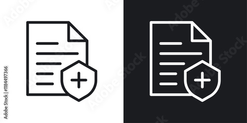 Insurance Claim icons. graphic vector icons set