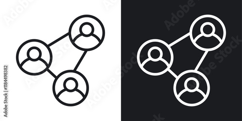 Network icons. graphic vector icons set