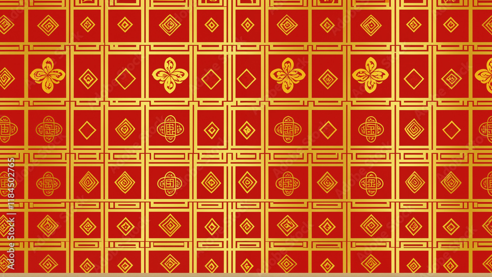 Traditional Chinese background pattern