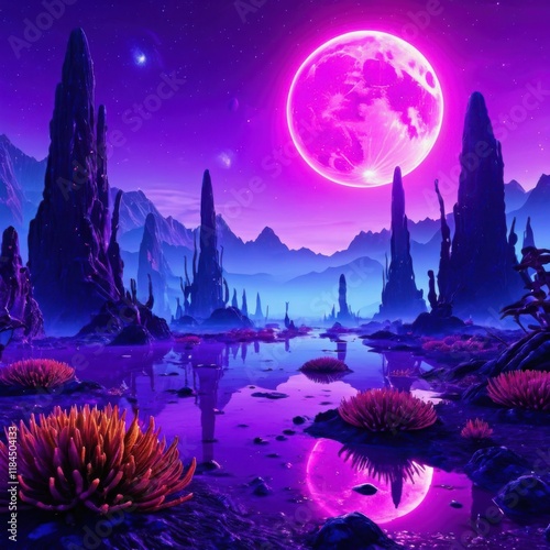 Sci-Fi Alien Planet 