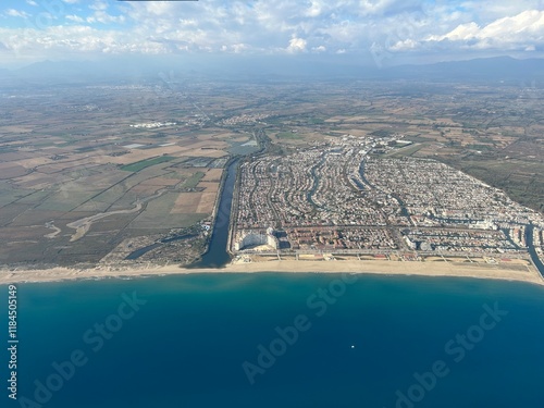 Empuriabrava desde el Cielo. Alt Empordà. photo