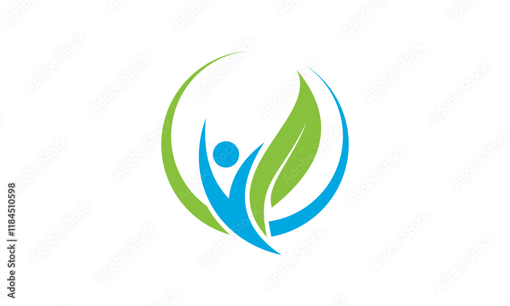 Obraz premium People and Leaf