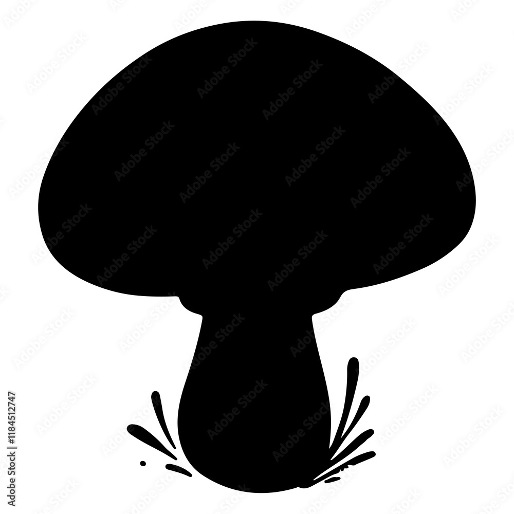 Mushroom Hand Drawn Doodle Icon on a white isolated background Mushroom Hand Drawn Doodle Icon on a white isolated background