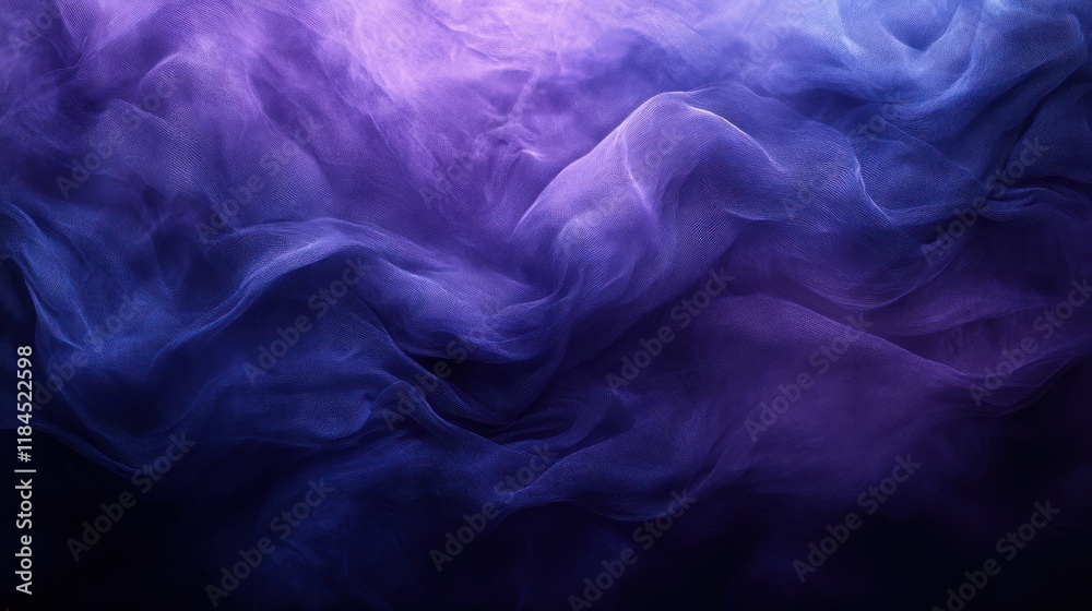 Fototapeta premium Abstract purple and blue fabric texture.