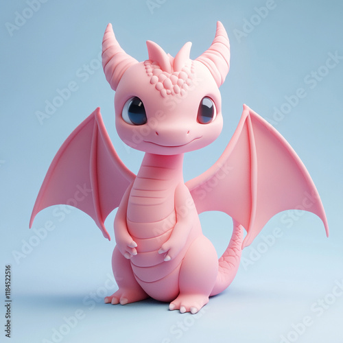 Dragon clay cute illustration photo