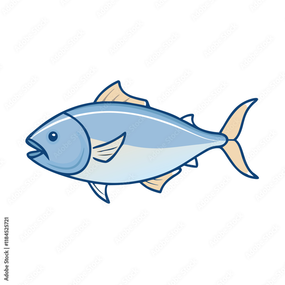 amberjack vector icon, fish vector illustration - simple illustration of amberjack perfect for logos, and fish - themed designs. amberjack vector icon, fish vector illustration - simple illustration of amberjack perfect for logos, and fish - themed designs.