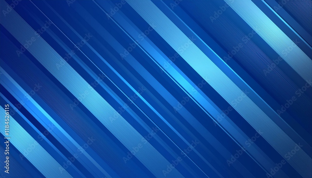 Obraz premium abstract blue background geometric lines pattern modern shiny blue gradient lines futuristic technology graphic design suit for cover header business corporate website wallpaper