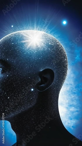 Exploring the cosmic connection between the human mind and the universe in artistic representation