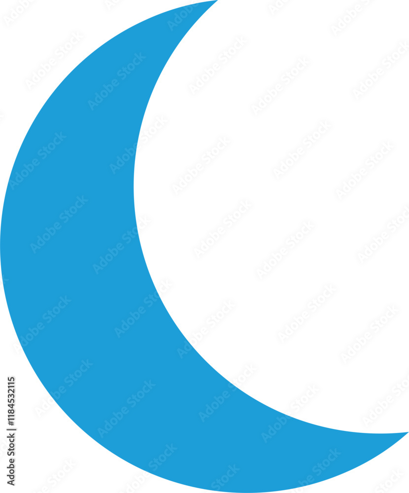 Obraz premium Moon Fill icon