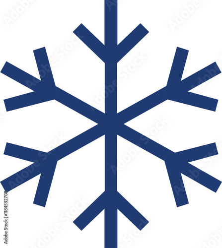 Snowflake weather icon