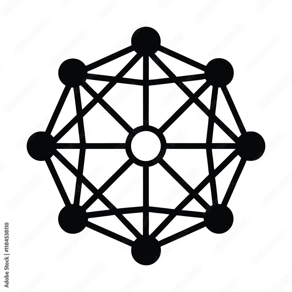 social network concept vector silhouette social network concept vector silhouette
