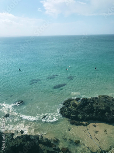 Carta da parati surfers in byron bay