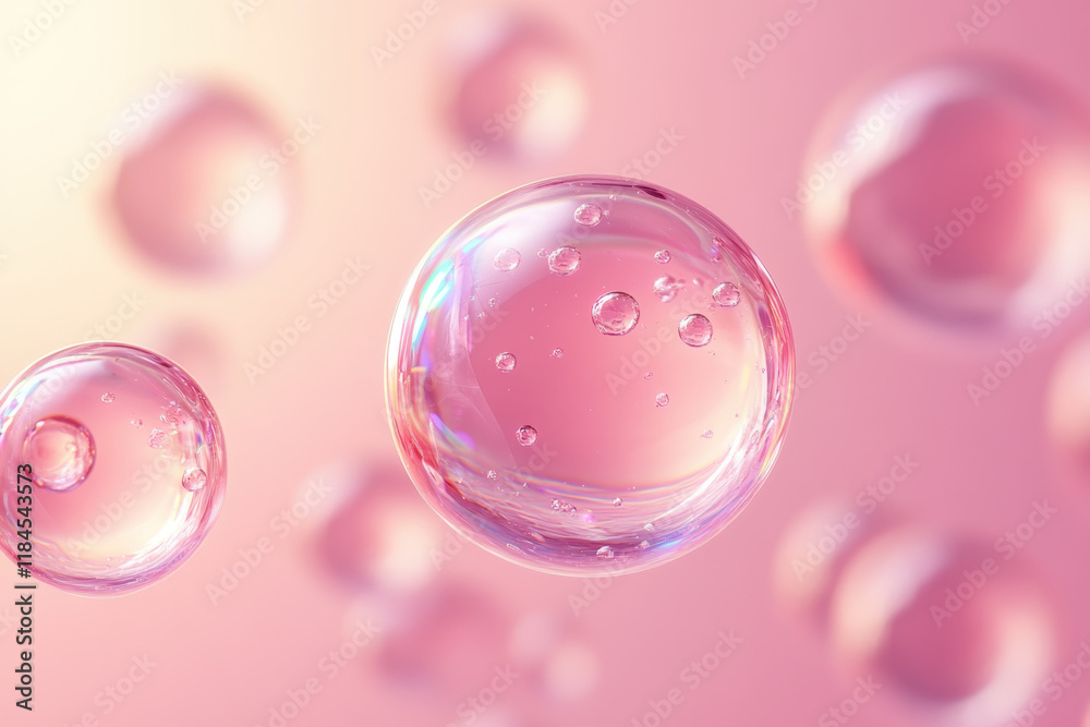 A luminous pink sphere with a glossy and radiant finish, highlighting fine details of transparency and light refraction against a blurred pastel backdrop.
A luminous pink sphere with a glossy and radiant finish, highlighting fine details of transparency and light refraction against a blurred pastel backdrop.