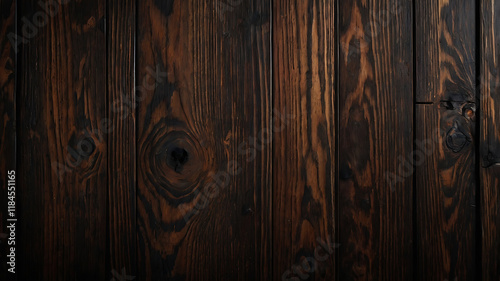 Old wooden texture with a natural brown pattern on a rough surface