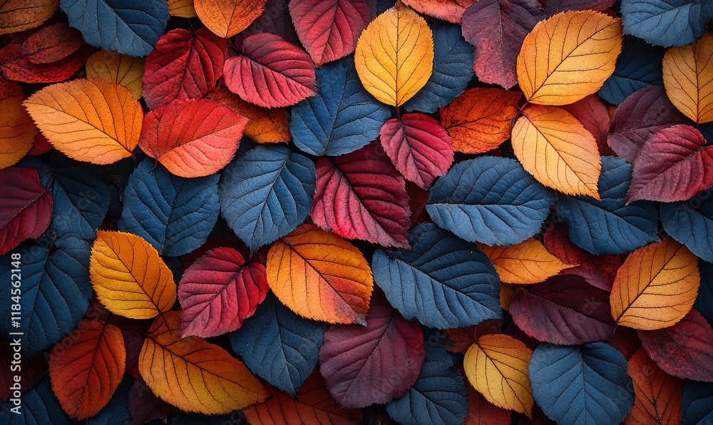 A vibrant arrangement of autumn leaves in various colors, showcasing nature's beauty. A vibrant arrangement of autumn leaves in various colors, showcasing nature's beauty.