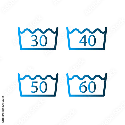 Laundry icon design template