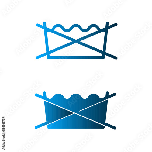 Laundry icon design template