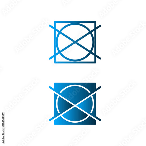 Laundry icon design template