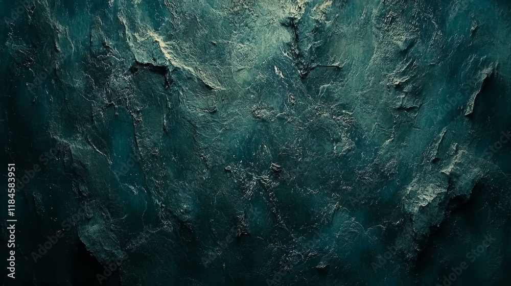 Dark Teal Textured Stone Surface Illustration Dark Teal Textured Stone Surface Illustration