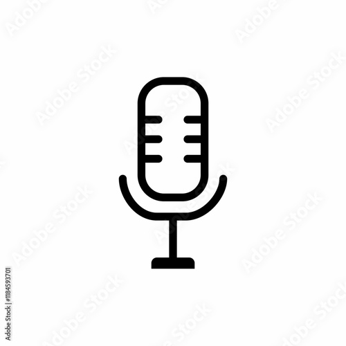 microphone icon vector illustration