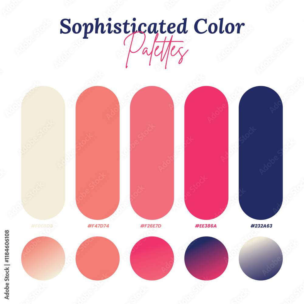 Fototapeta premium Sophisticated Color Palette