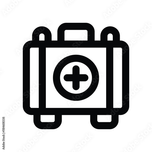 medical kit icon. vector line icon for your website, mobile, presentation, and logo design.