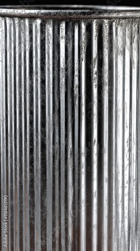 Rustic Corrugated Metal Texture Background